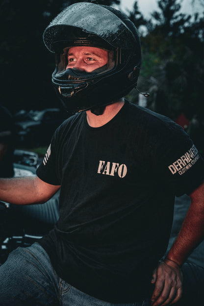 FAFO - Reflective F Around and Find Out Motorcycle T-Shirt