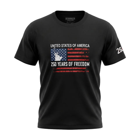 Men's Patriotic T-Shirt - USA 250 Years of Freedom