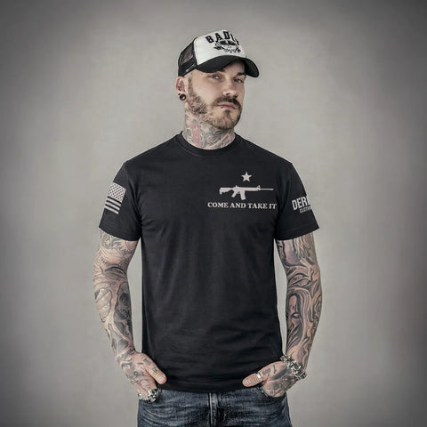 Mens Come & Take it T-Shirt - Black