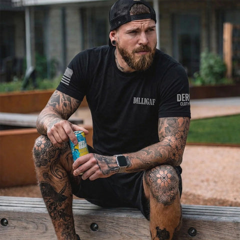 Men’s Dilligaf Graphic T-Shirt – Bold Attitude in Comfort