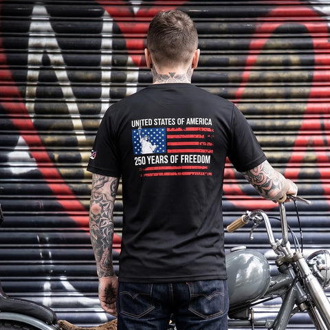 Men's Patriotic T-Shirt - USA 250 Years of Freedom