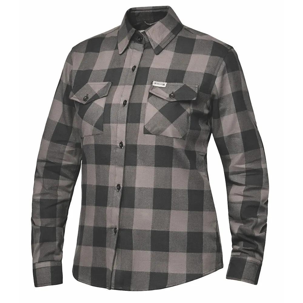 Ashwood - Ladies Black & Gray Armored Flannel