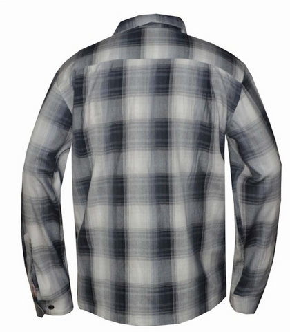 Shadow - Mens Black and Gray Flannel
