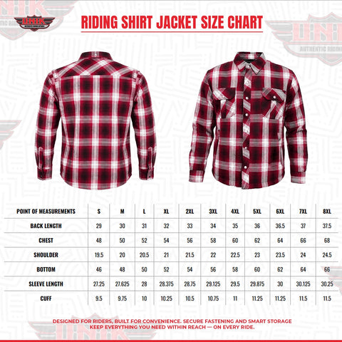 Roadguard Flannel - Mens Riding Shirt Jacket