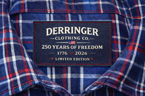 Equalizer - Men's Blue Flannel Shirt 250th USA Anniversary