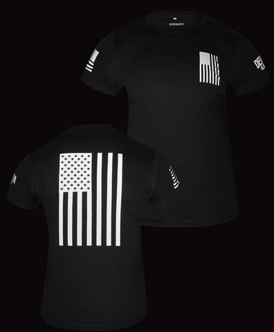 The Patriot - Reflective USA Flag Motorcycle T-Shirt