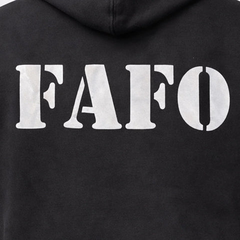 FAFO Men’s Motorcycle Hoodie – Reflective Urban Streetwear for Riders