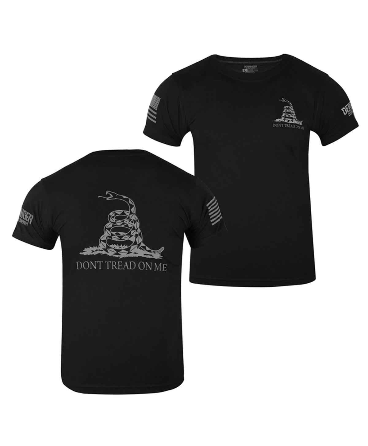 The Gadsden- Reflective Don't Tread On Me Motorcycle T-Shirt